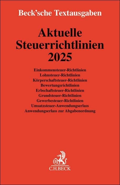 Aktuelle Steuerrichtlinien 2025 - (German Import) Book NUOVO