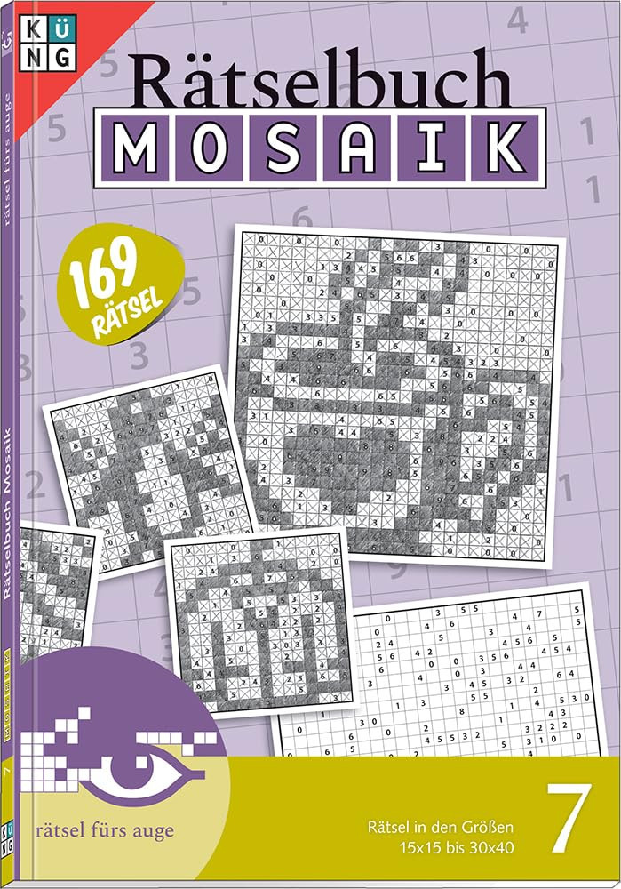 Keesing Schweiz Mosaik Rätselbuch Nr. 7: Rätsel fürs Auge (Mosaik Rä (Tascabile)
