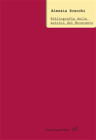 Alessia, Scacchi. - Bibliografia delle autrici del Novecento.