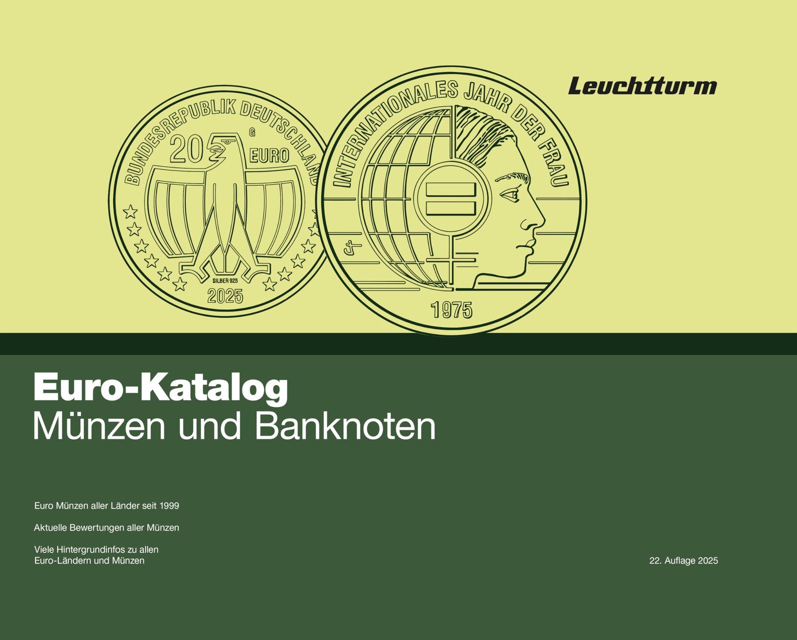 Leuchtturm Gruppe G EUROKAT 2025- Euro-Münzen- und Banknoten (Copertina rigida)