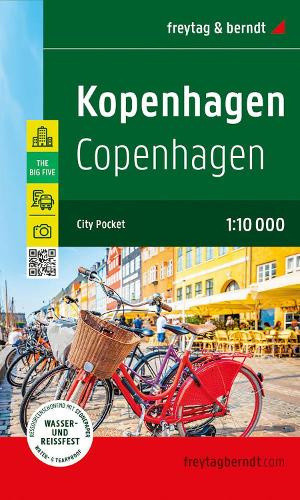 Kopenhagen, Stadtplan 1:10.000, freytag & berndt by Freytag & Berndt