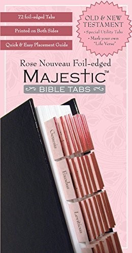 Bible Tabs Rose Nouveau NUOVO