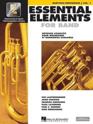 Tim Lautzenheiser Essential Elements 1 - pour bariton Sib (Mixed Media Product)