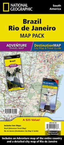 Brazil, Rio De Janeiro, Map Pack Bundle: Travel Maps International