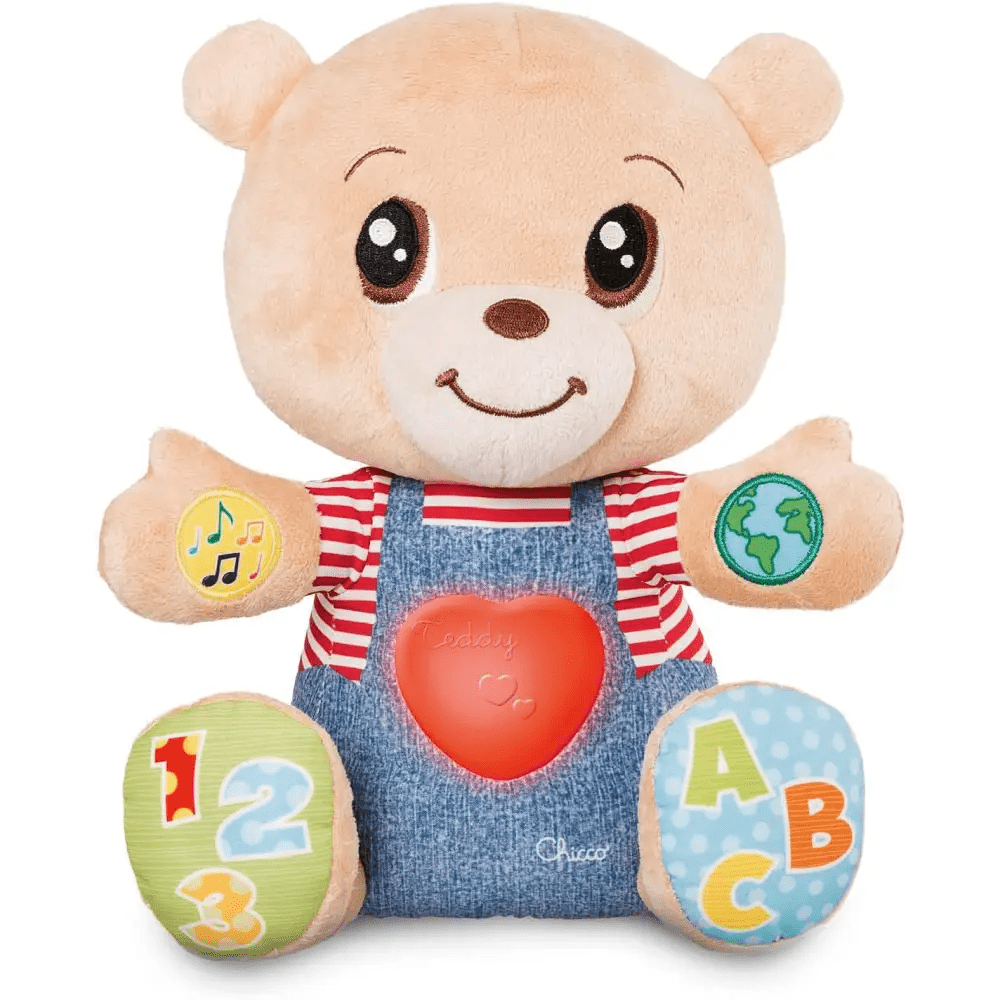 Teddy Orso delle Emozioni, Peluche Evolutivo Interattivo Bilingue Italiano/Ingle