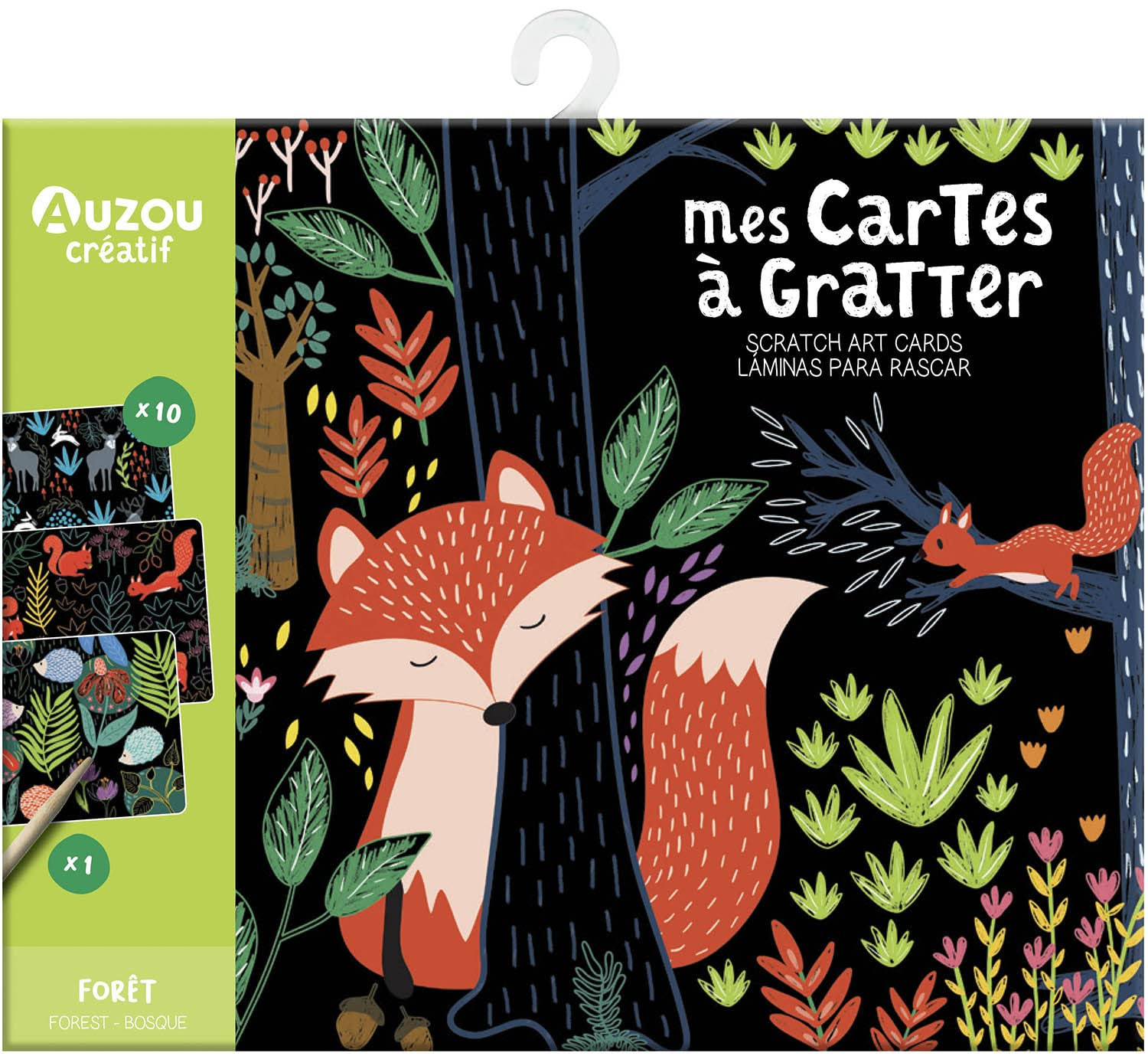 SCRATCH ART CARDS - FOREST NUOVO