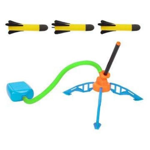 Toi-Toys - Play Out Luchtdruk Raket Lanceerbasis met 3 Raketten NUOVO