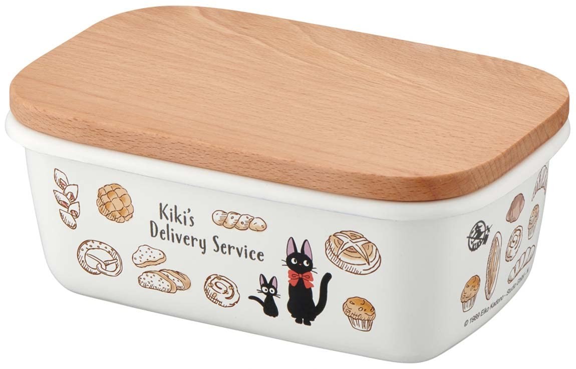 Kikis kleiner Lieferservice Butterdose mit Holzdec NUOVO