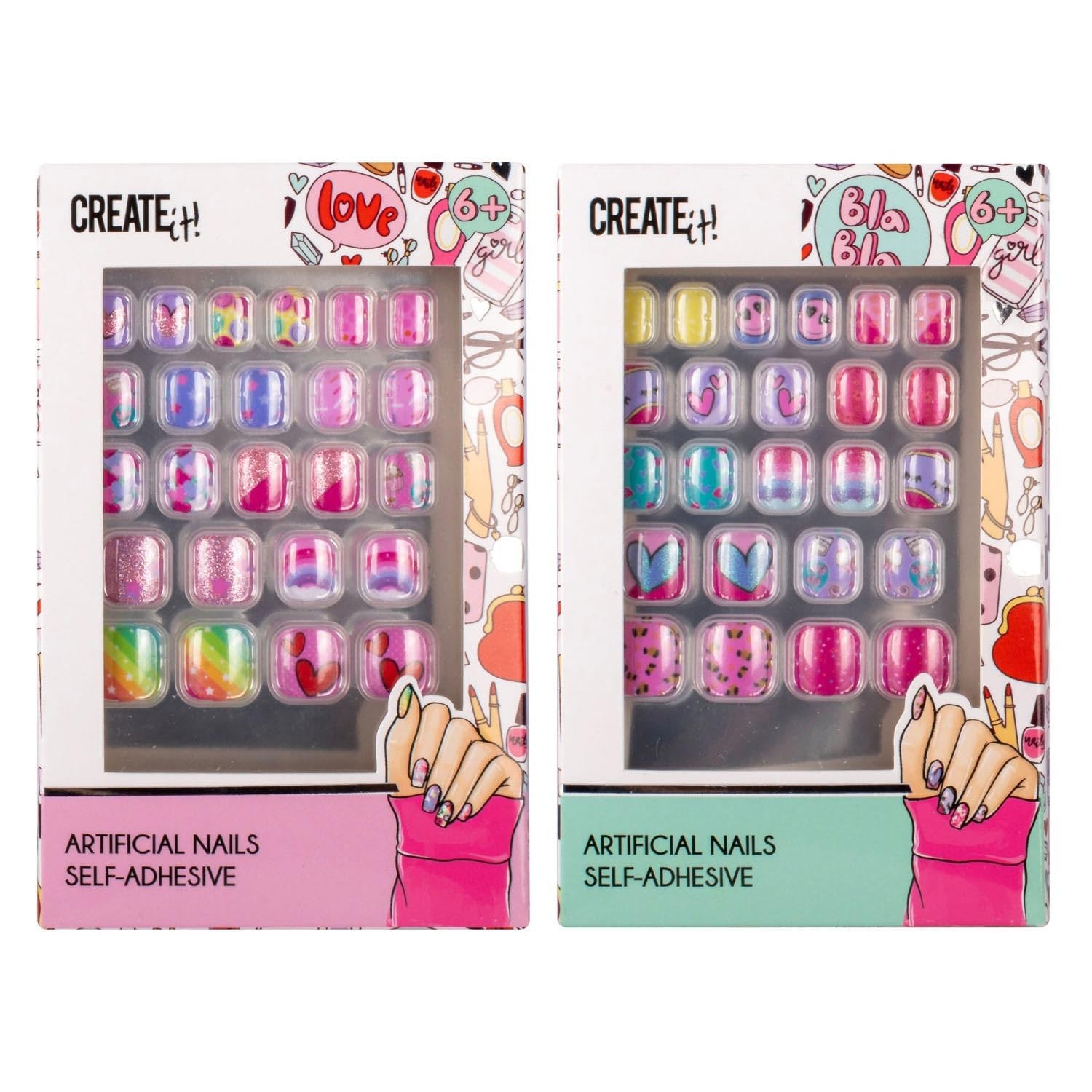 Create It! - Create It! Kunstnagels Zelfklevend TOY NUOVO