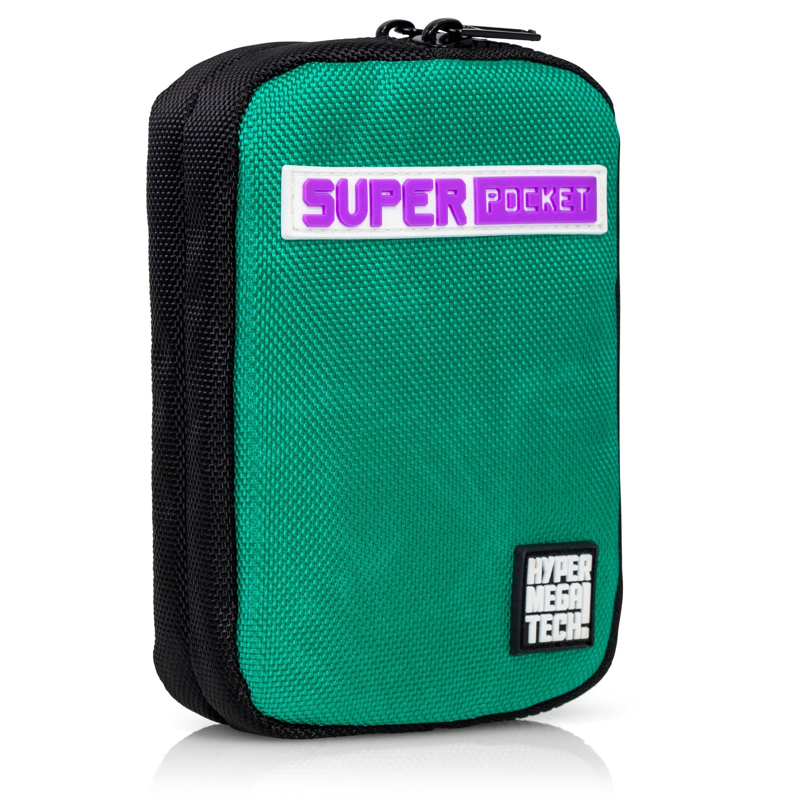 Blaze Evercade Hmt Super Pocket Fabric Case - Green/Black NUOVO