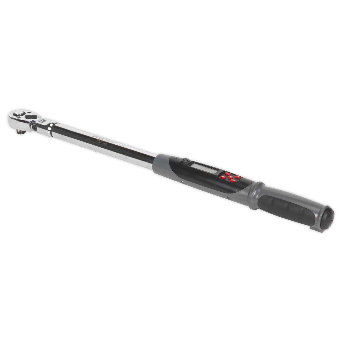Sealey Angolo Chiave Dinamometrica Flexi Digitale 1.3cmD 20-200Nm 6.7-67kgft