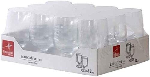 Bicchieri Vetro Executive Acqua 12 Pz. 26 cl Bormioli