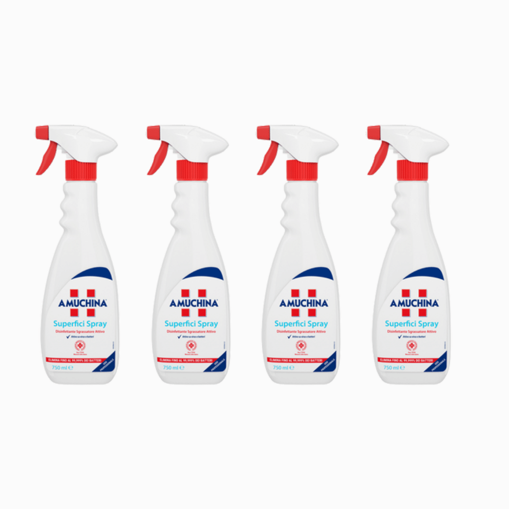 4 Flaconi Disinfettante Superfici Multiuso da 750ml  | Amuchina | 4 x 750ml