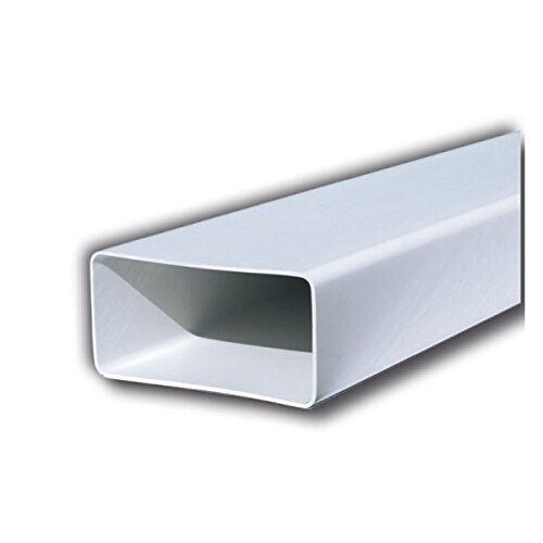 First 1,5mt tubo rettangolare bianco MM da 120x60mm in abs  per aerazione