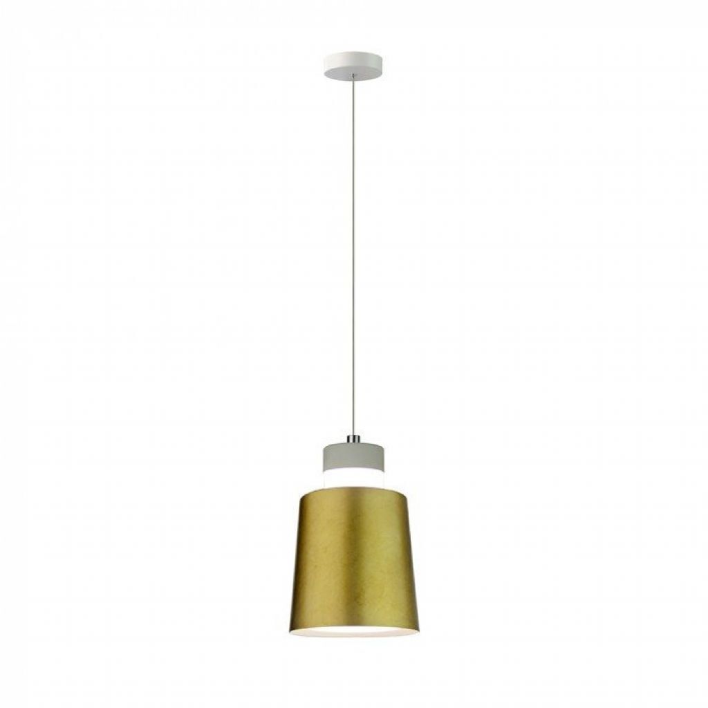 7W LED Pendant Light (Acrylic) Gold Lamp Shade 120*190mm 3000K 14243825
