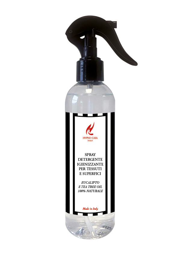 Spray Detergente e Igienizzante per tessuti, mascherine e superfici 250ml - Euca