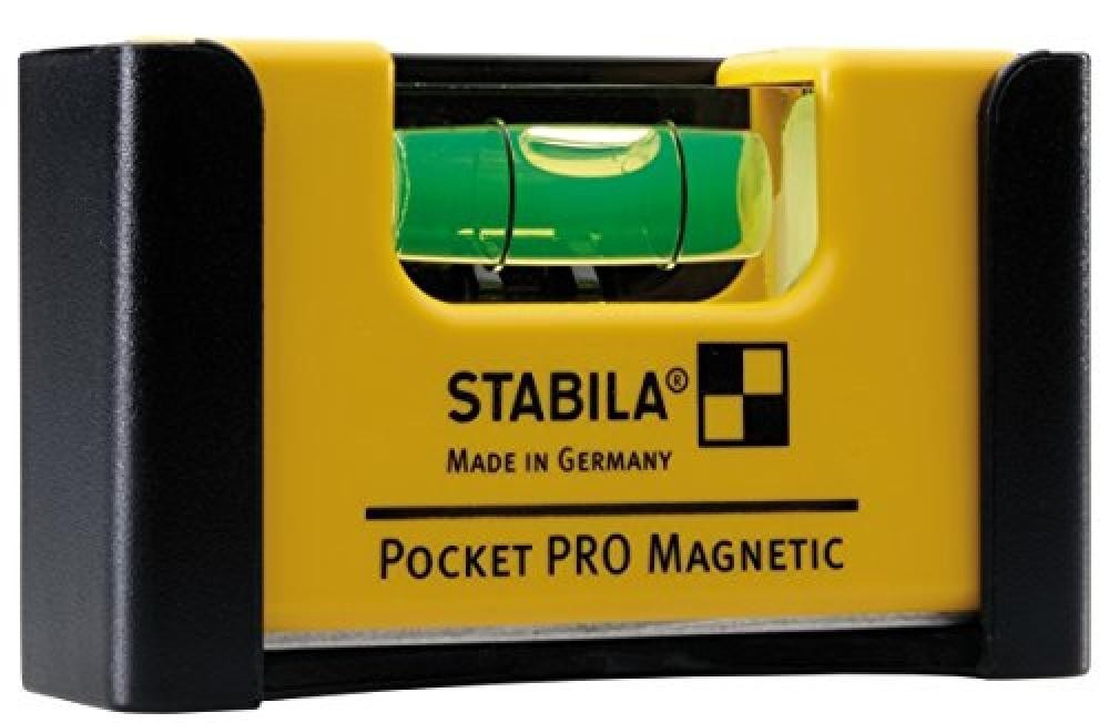 (TG. n/a) Stabila Pocket PRO 17768 - Livella a Bolla d'Aria Magnetica - NUOVO