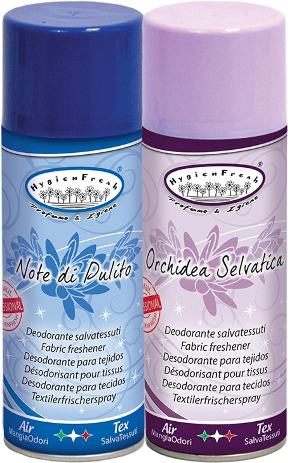 HygienFresh DeoSpray Deodorante ORCHIDEA SELVAGGIA + NOTE DI PULITO 400 ML