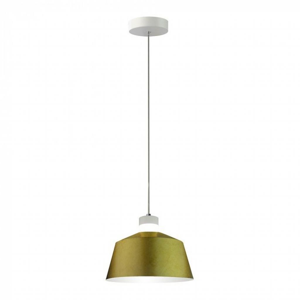 7W LED Pendant Light (Acrylic) Gold Lamp Shade 250*190mm 3000K 14243825