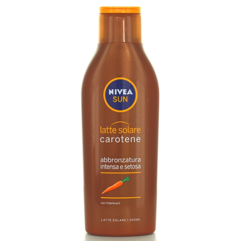 44068 NIVEA SOLARE LATTE CAROTENE ABBRONZANTURA INTENSA 200 ML