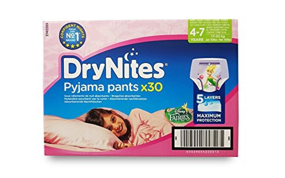 (TG. M) Huggies DryNites Disney Fairies - Pigiama, 1 kg - NUOVO