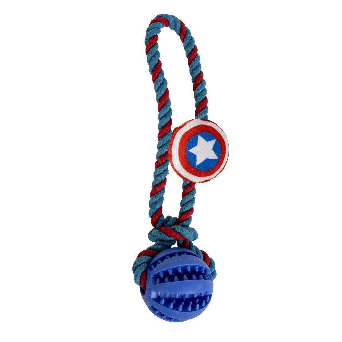 Giocattolo Per Cane Cuerda Avengers Capitan America BLU | UNISEX CERDà