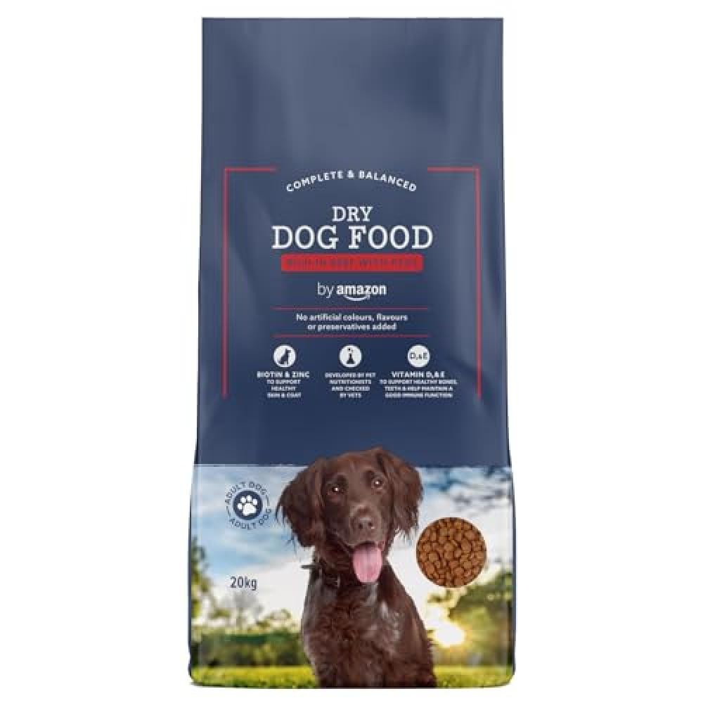 (TG. 20 kg (Confezione da 1)) by Amazon - Alimento secco completo per cani adult