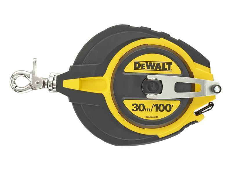 DeWALT Hand Tools Lungo Acciaio Nastro Misurare 30m 100ft Larghezza 12mm