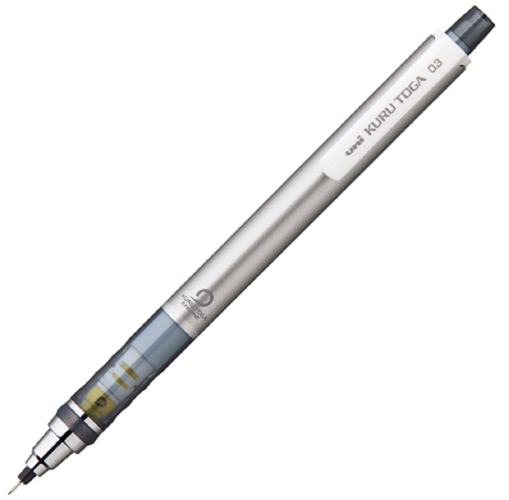 uni Portamine Kuru Toga, modello standard 0,3 mm, argento (M34501P.26) (O4j)