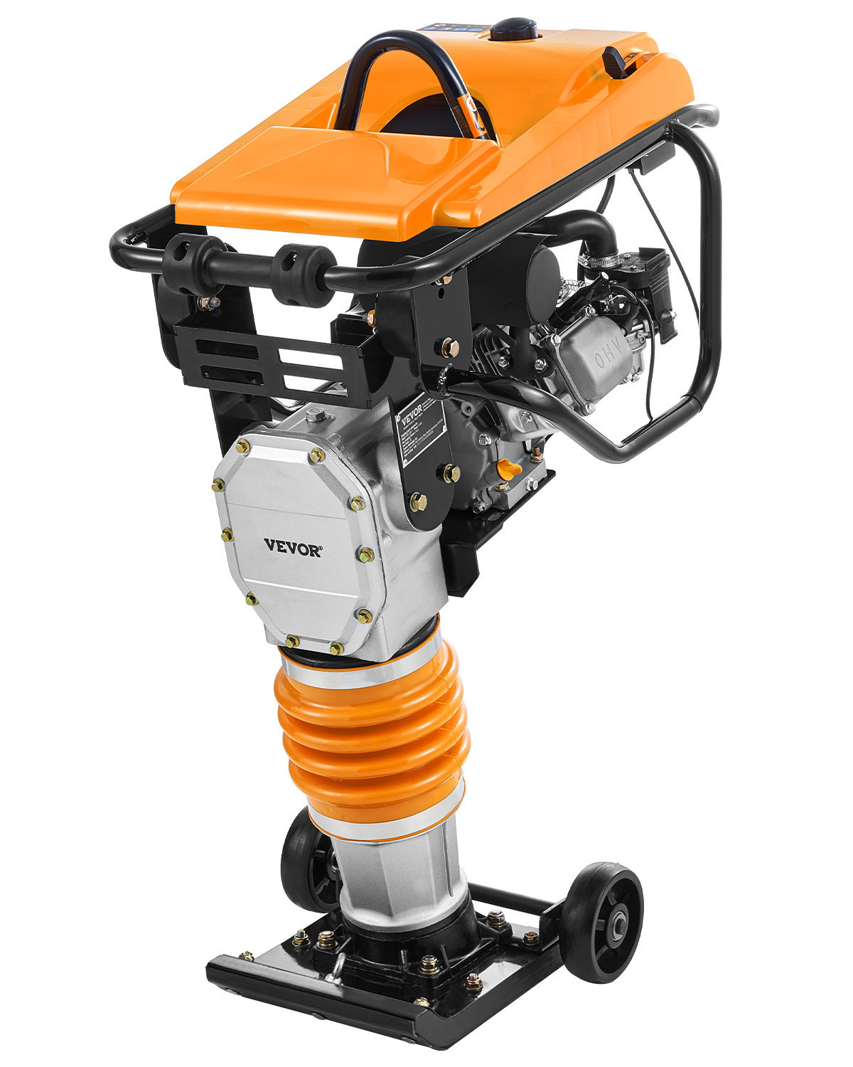 VEVOR Vibrocostipatore 6,5CV Compattatore a Scoppio Motore 196cc per Terreno