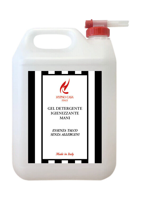 Tanica Gel Igienizzante Mani 5000ml al Talco