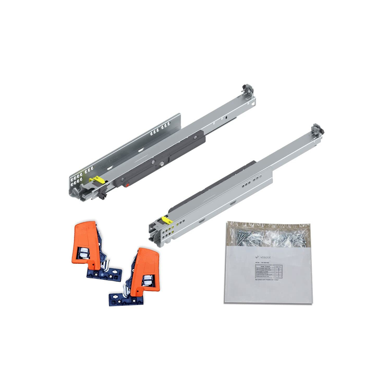 Blum MOVENTO TIP-ON 760H - Guide per cassetti, 400 mm, estensione (a6c)