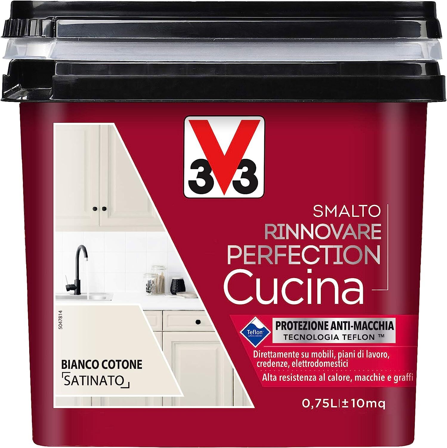 SMALTO RINNOVARE Perfection CUCINA BIANCO COTONE 750ML