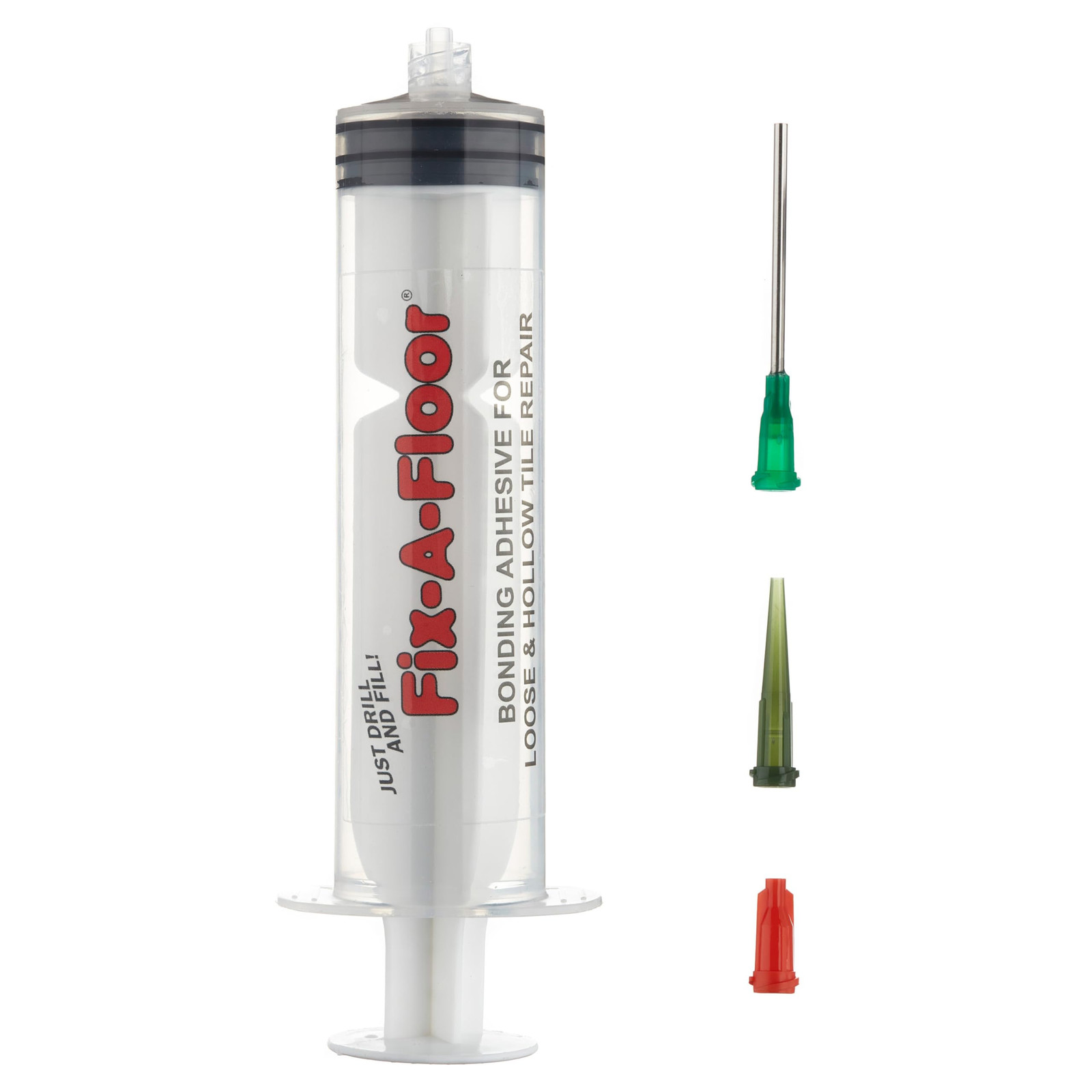 Fix-A-Floor Kit applicatore adesivo per siringa da 60 ml con ago piatto (T7m)