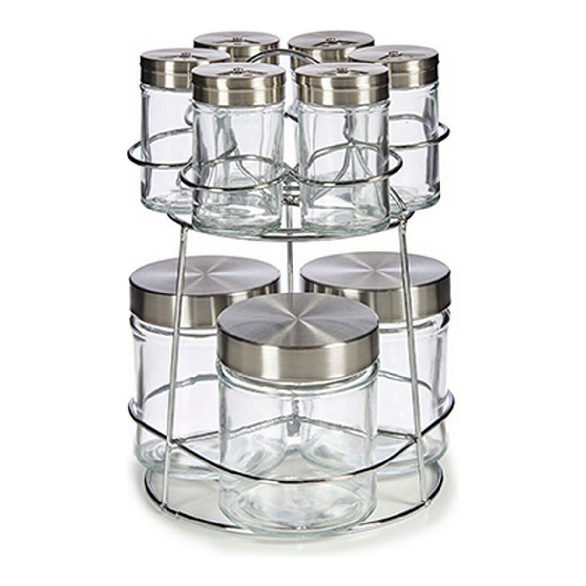 Set di 9 Barattoli Vivalto 98739 320 ml 85 ml