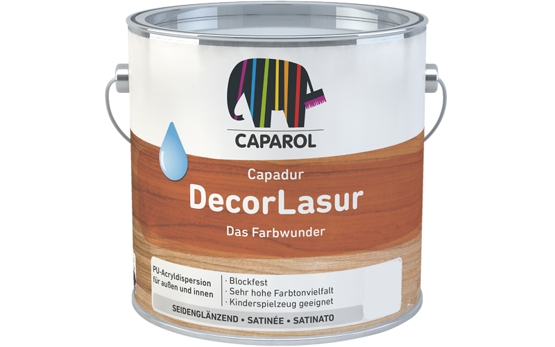 Capadur DecorLasur Trasparente ml.750  Caparol Cod.907793