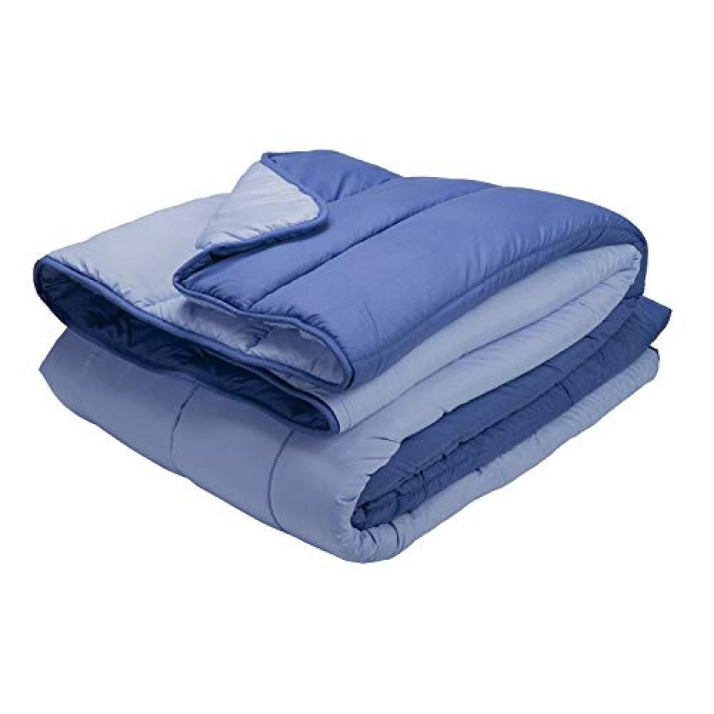 (TG. 200x200cm) Pikolin Home - Piumone Nordico Bicolore in Fibra Cava Siliconata