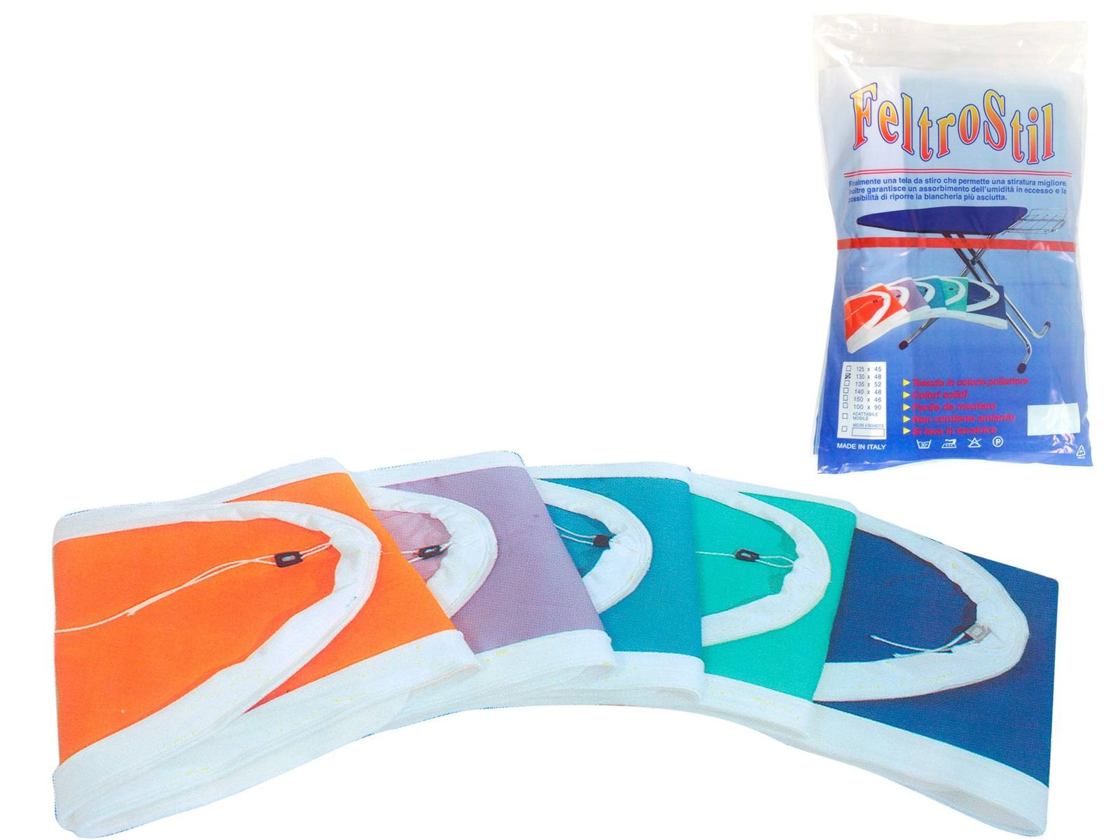 Telo Per Asse Da Stiro Feltrostil 130x48 Home COLORE MISTO