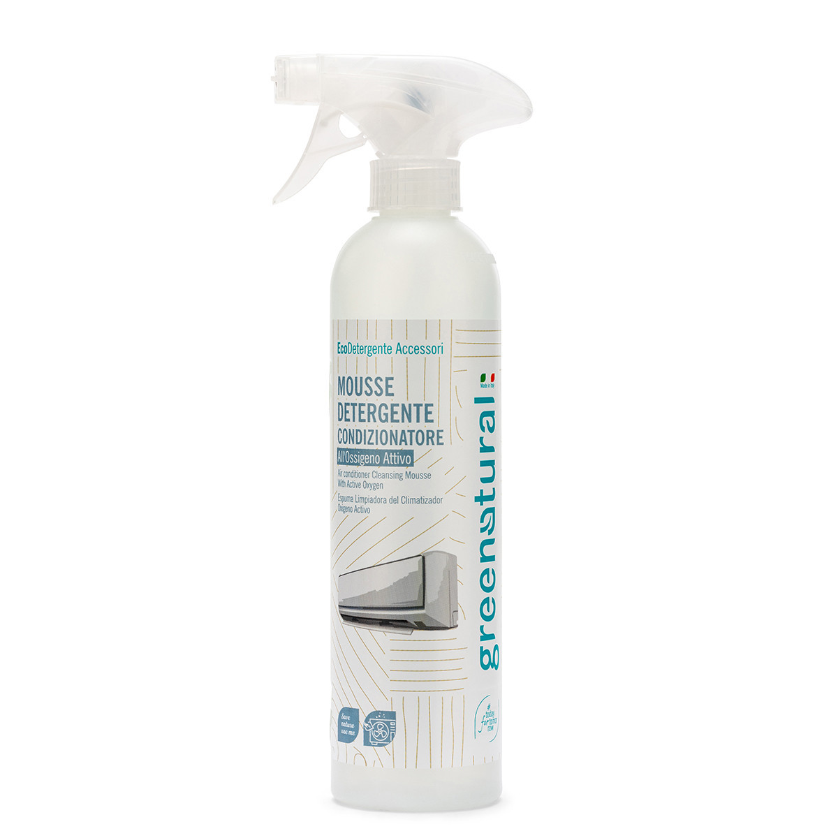 GREENATURAL Mousse Detergente Condizionatore 500ml