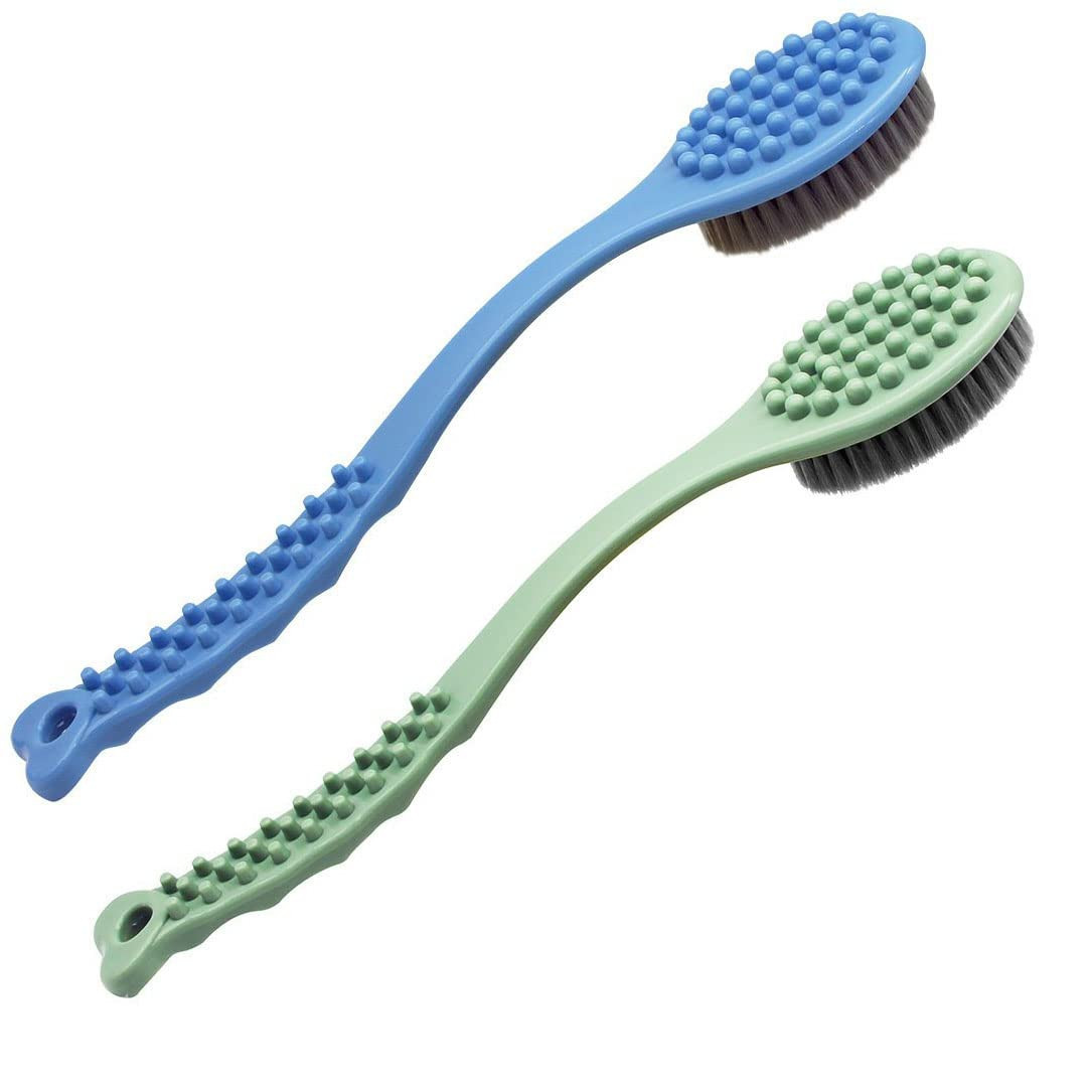 QiCheng&LYS Spazzola schiena doccia, Spazzola uomo bagno, Per il (r8w)