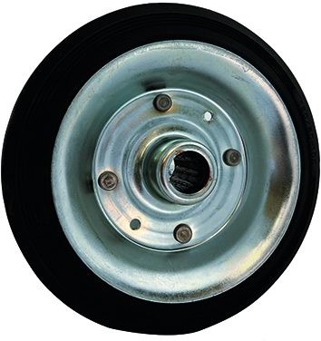 RUOTA GOMMATA SENZA SUPPORTO   150X40 MM