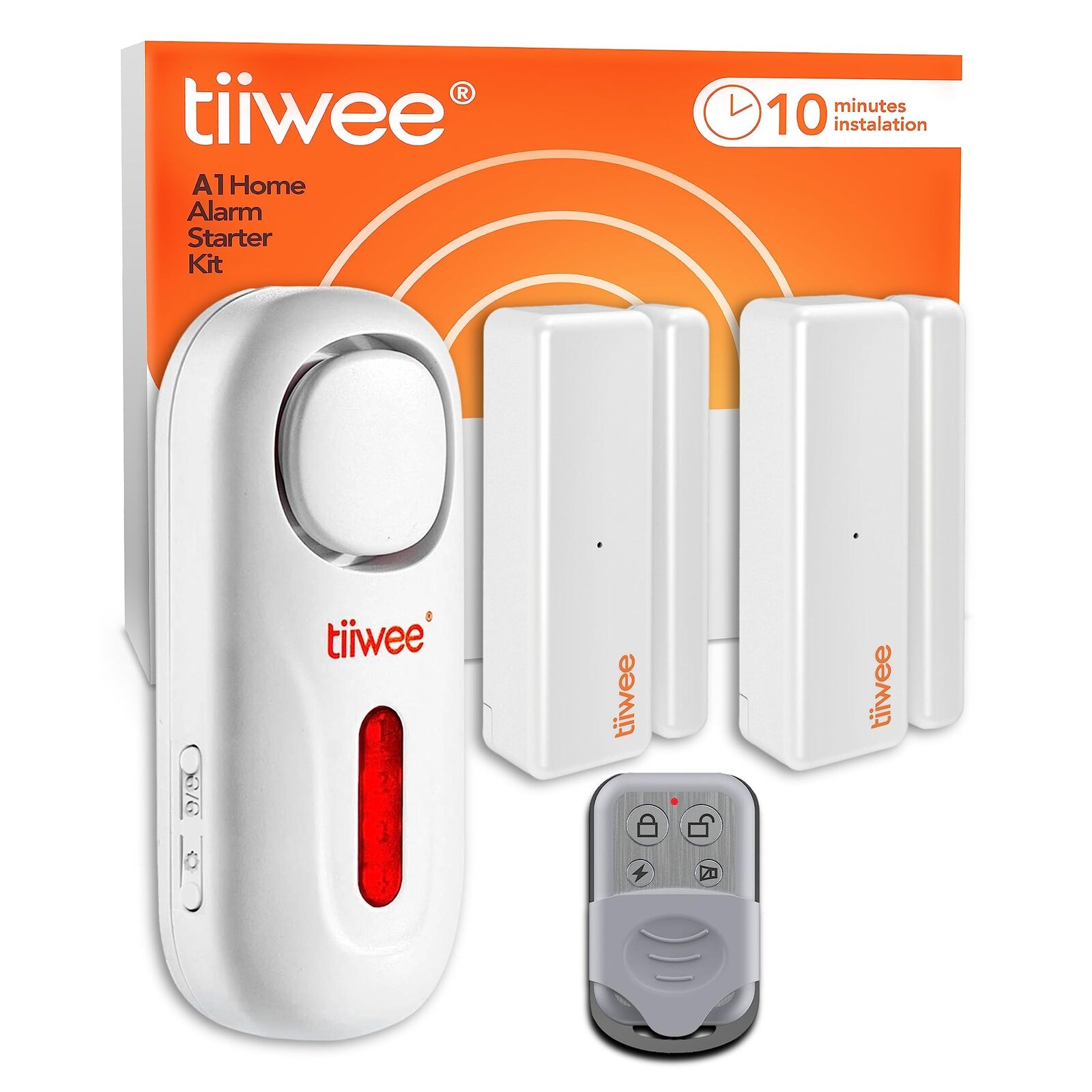tiiwee A1 Allarme Casa – Sistema di Allarme Senza Fili – Antifurto Casa – Sir...