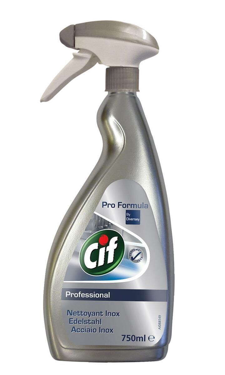 DETERGENTE CIF ACCIAIO INOX & VETRI 750 ML