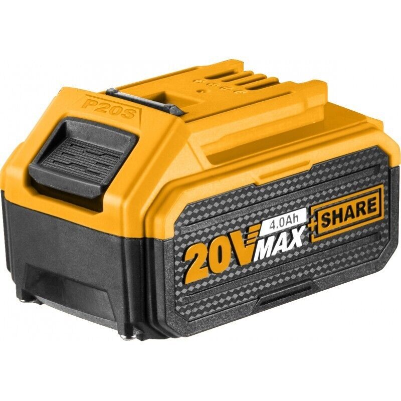 Batteria litio 20V da 4.0Ah. Super INGCO elettroutensili con segnalatore a led
