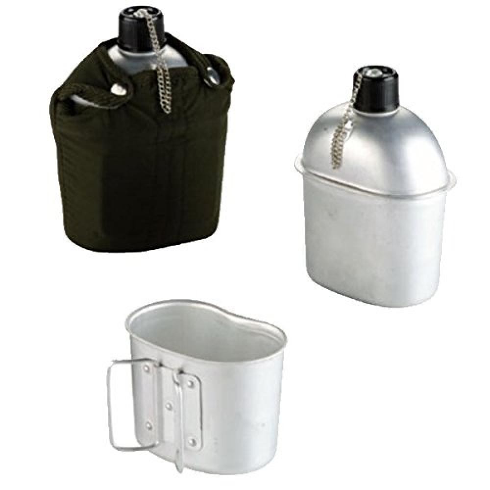 IBILI 720.500 Gourde Timpani con Esercito 1l Alluminio - NUOVO