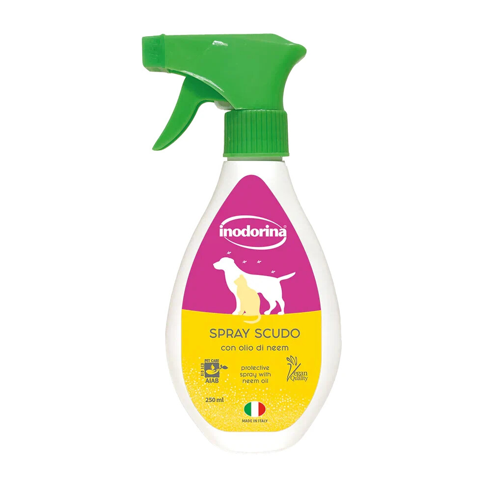 SPRAY SCUDO Olio di Neem Cani, gatti SPRAY 250ml ANTIPARASSITARIO NATURALE