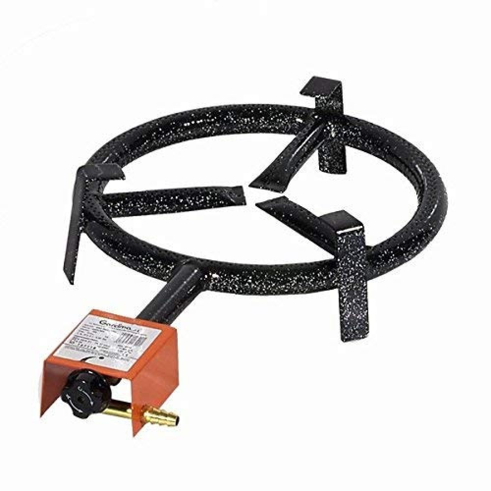 (TG. 30.4x51.5x9.7 cm) Garcima  20300 - Gas butano Paellero, ferro, nero, 300 mm