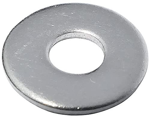 Aerzetix - 100 rondelle M3 da 9 mm, altezza 0,8 mm, DIN9021, in acciaio (p8Y)