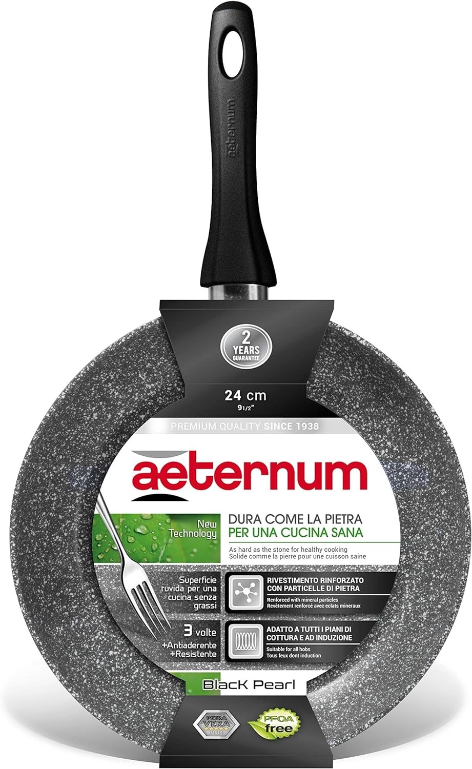 AETERNUM PADELLA CM.18 BLACK PEARL IND