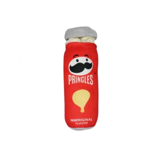 Peluche per cani con squeaker Pringles